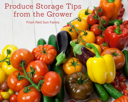 Produce Storage Tips from the Grower